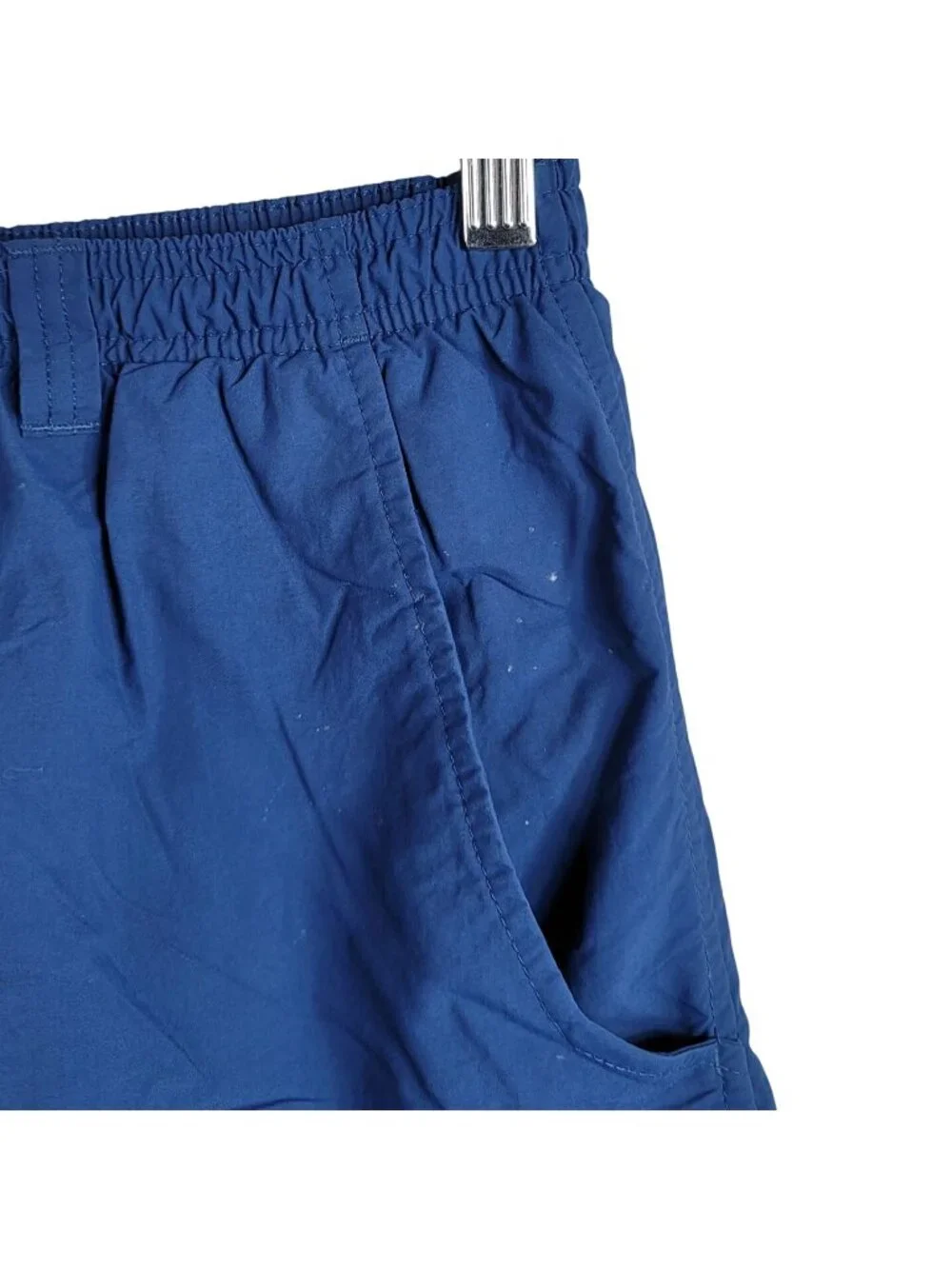 Columbia Mens PFG Swim Shorts Blue Medium Drawstring Pockets Omni-Shade 6